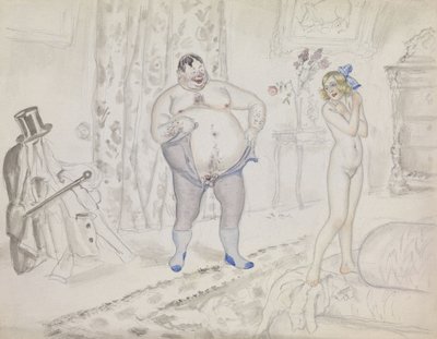 Rendezvous sent på kvelden av Boris Mikhailovich Kustodiev