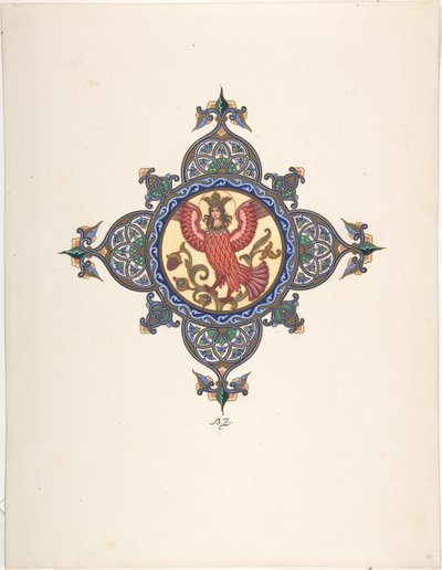 Firebird som Tsarevna, ca. 1925 av Boris Vasilievich Zvorykin