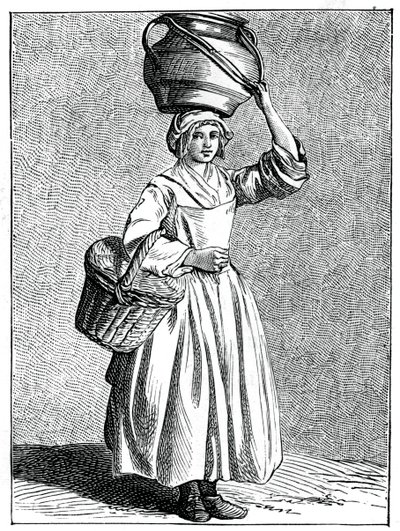 En melkepike, 1737-1742. av Bouchardon