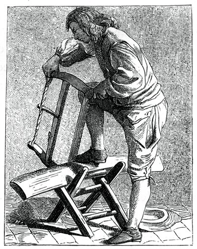 En vedskjærer, 1737-1742. av Bouchardon