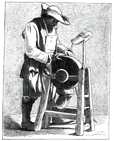 Knivsliper, 1737-1742. av Bouchardon
