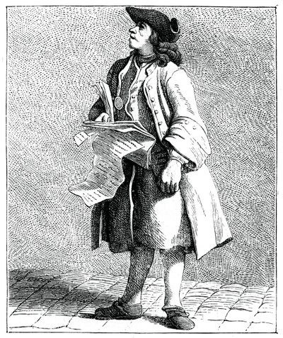 Listen over vinnerne i lotteriet!, 1737-1742. av Bouchardon
