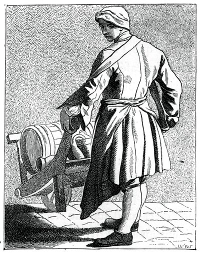 Omreisende eddikprodusent, 1737-1742. av Bouchardon