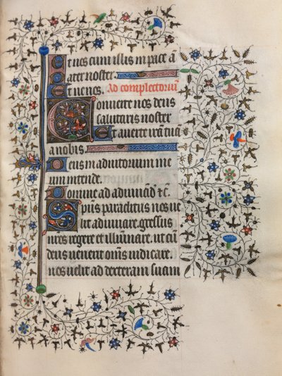 Timebok Bruk av Paris: Dekorert forbok, ca. 1420. av Boucicaut Master