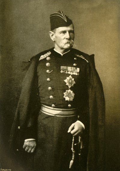 Lord Roberts, 1. baron av Kandahar, øverstkommanderende for hæren i India, ca 1890-tallet, 1901. av Bourne and Shepherd