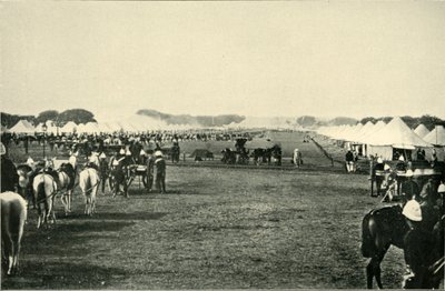 Viceroys Camp ved Imperial Assemblage, januar 1877, 1901. av Bourne and Shepherd