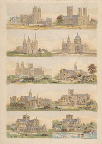 katedraler i England av Bradshaw and Blacklock