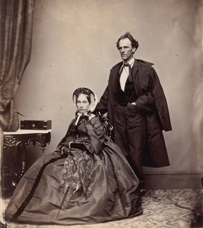 [Senator og fru James Henry Lane], 1861-66. av Brady and Co