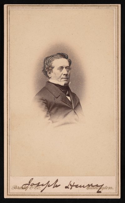 Portrett av Joseph Henry 1797-1878, mellom 1858 og 1869. av Brady
