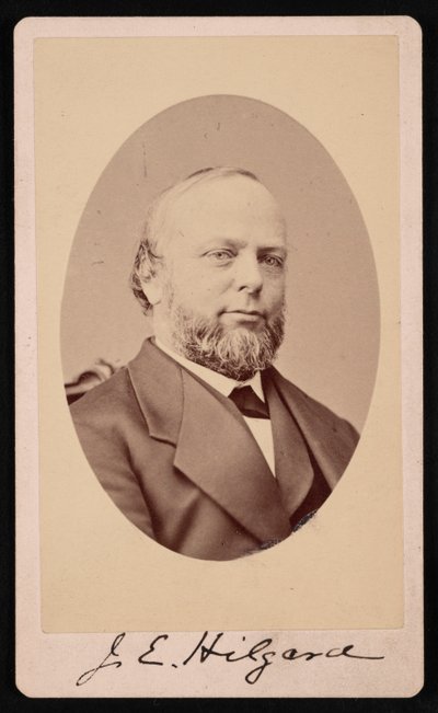 Portrett av Julius Erasmus Hilgard 1825-1891, 1875. av Brady
