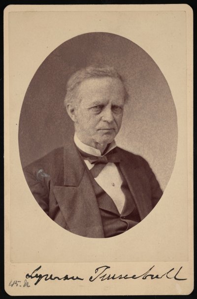 Portrett av Lyman Trumbull 1813-1896, mellom 1868 og 1881. av Brady