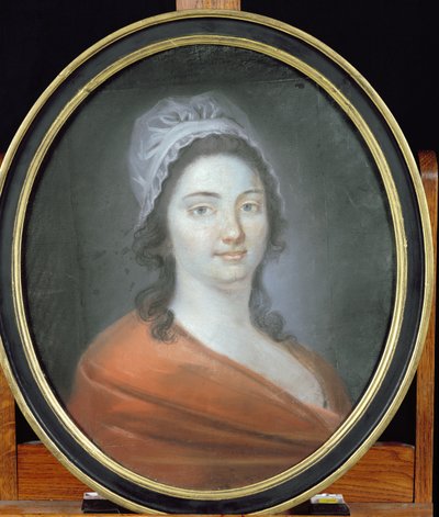 Charlotte Corday (1768-93) 1793 (pastell på papir) av Brars