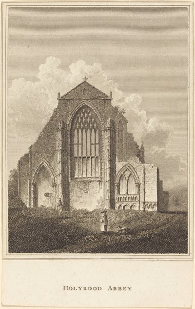 Holyrood Abbey av British 19th Century
