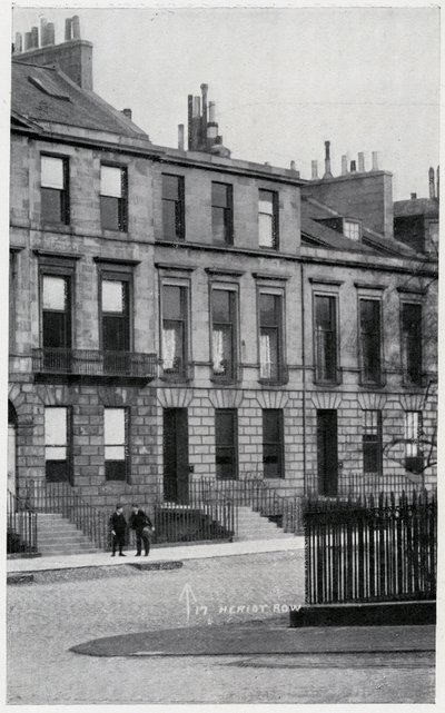 17, Heriot Row, hjemmet til Robert Louis Stevenson og hans familie i Edinburgh av British Photographer