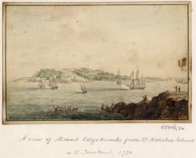 En serie skisser, utsikter i Storbritannia, kontinentet og Amerika 1772-1778 (akvarell) av British School