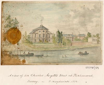 En serie skisser, utsikter i Storbritannia, kontinentet og Amerika 1772-1778 (akvarell) av British School