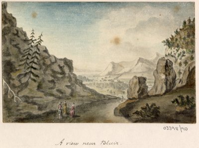 En serie skisser, utsikter i Storbritannia, kontinentet og Amerika 1772-1778 (akvarell) av British School