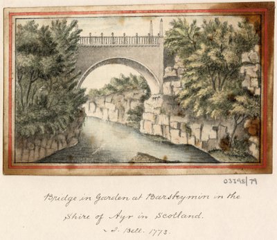 En serie skisser, utsikter i Storbritannia, kontinentet og Amerika 1772-1778 (akvarell) av British School