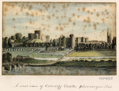 En serie skisser, utsikter i Storbritannia, kontinentet og Amerika 1772-1778 (akvarell) av British School