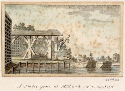 En serie skisser, utsikter i Storbritannia, kontinentet og Amerika 1772-1778 (akvarell) av British School