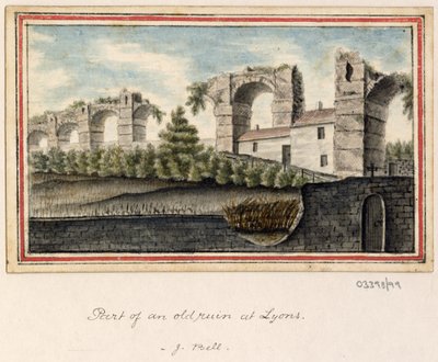 En serie skisser, utsikter i Storbritannia, kontinentet og Amerika 1772-1778 (akvarell) av British School