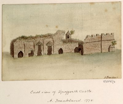 En serie skisser, utsikter i Storbritannia, kontinentet og Amerika 1772-1778 (akvarell) av British School