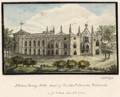 En serie skisser, utsikter i Storbritannia, kontinentet og Amerika 1772-1778 (akvarell) av British School