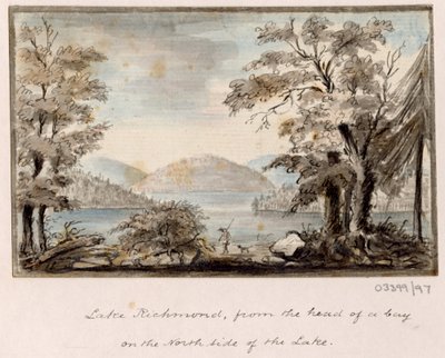 En serie skisser, utsikter i Storbritannia, kontinentet og Amerika 1772-1778 (akvarell) av British School