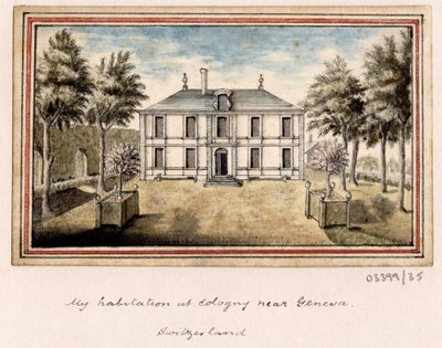 En serie skisser, utsikter i Storbritannia, kontinentet og Amerika 1772-1778 (akvarell) av British School