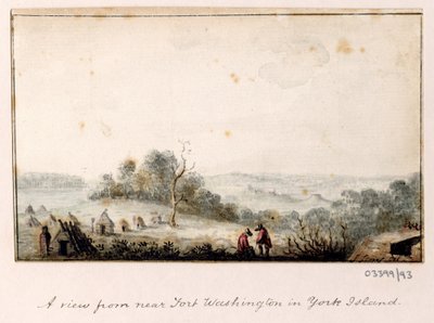 En serie skisser, utsikter i Storbritannia, kontinentet og Amerika 1772-1778 (akvarell) av British School