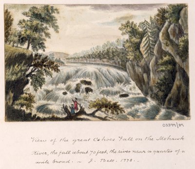 En serie skisser, utsikter i Storbritannia, kontinentet og Amerika 1772-1778 (akvarell) av British School
