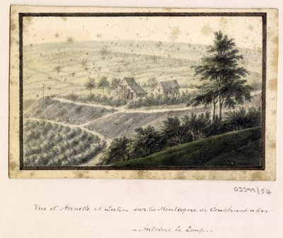 En serie skisser, utsikter i Storbritannia, kontinentet og Amerika 1772-1778 (akvarell) av British School