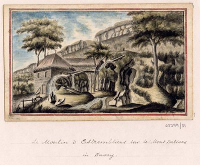 En serie skisser, utsikter i Storbritannia, kontinentet og Amerika 1772-1778 (akvarell) av British School