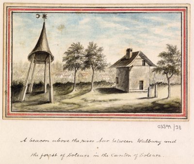 En serie skisser, utsikter i Storbritannia, kontinentet og Amerika 1772-1778 (akvarell) av British School