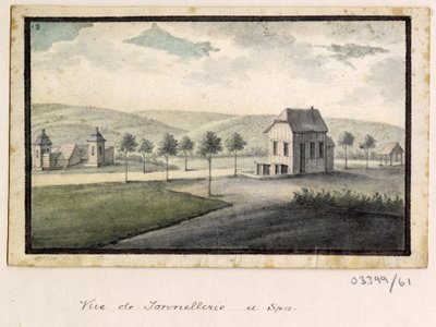 En serie skisser, utsikter i Storbritannia, kontinentet og Amerika 1772-1778 (akvarell) av British School