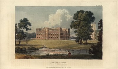 Enmore Castle, Somerset, sete for jarlen av Egmont. av British School