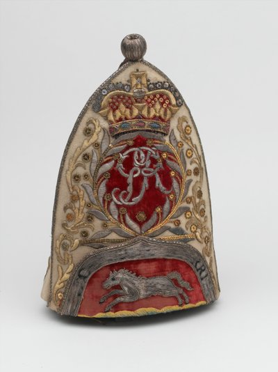 Offisers grenaderhette, 65th Regiment of Foot, 1758 ca. av British School