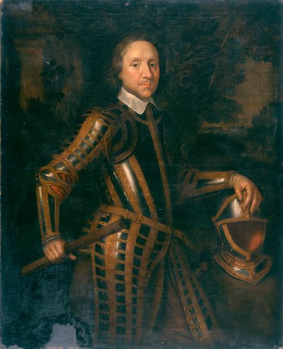 Oliver Cromwell (olje på lerret) av British School