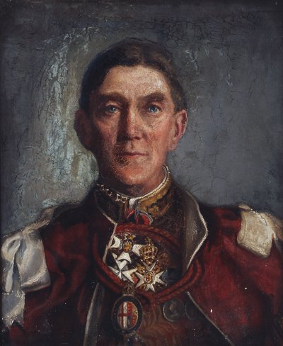 Sir Henry Farnham Burke, våpenkonge med strømpebånd av British School