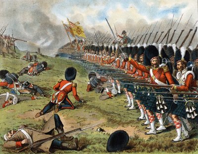 Fremrykningen av det 93. Sutherland Highlanders i slaget ved Alma 1854 - i "" Harper