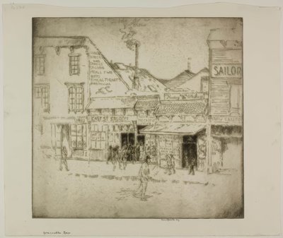 Vorschiff Bar von Bror Julius Olsson Nordfeldt