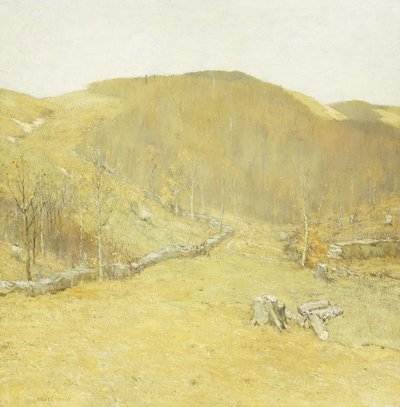 The Hills, ca. 1910 (olje på lerret) av Bruce Crane