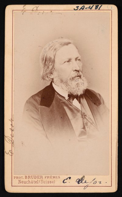 Portrett av Pierre Jean Edouard Desor 1811-1882, før 1882. av Bruder Freres