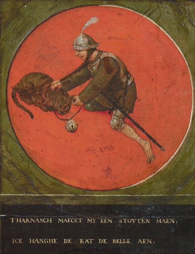 Gi meg en rustning og jeg blir modig nok til å ringe til katten, 1558. av Bruegel