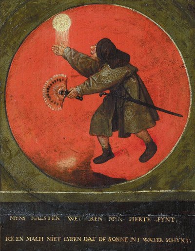 Mine naboers suksess irriterer meg. Jeg vil ikke at solen skal skinne på vannet., 1558. av Bruegel