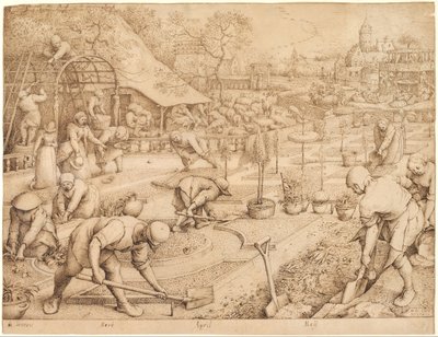 Våren, 1565 av Bruegel