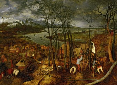 Den dystre dagen tidlig på våren, 1565 av Bruegel