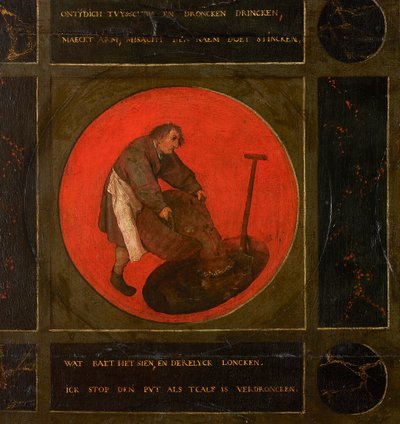Tolv ordspråk, 1558. av Bruegel