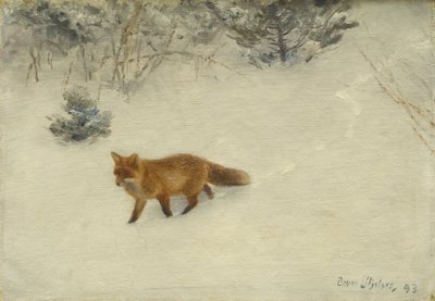 The Fox, 1893 av Bruno Andreas Liljefors
