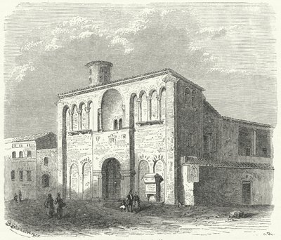 Theoderik den stores palass i Ravenna av Bruno Heinrich Strassberger